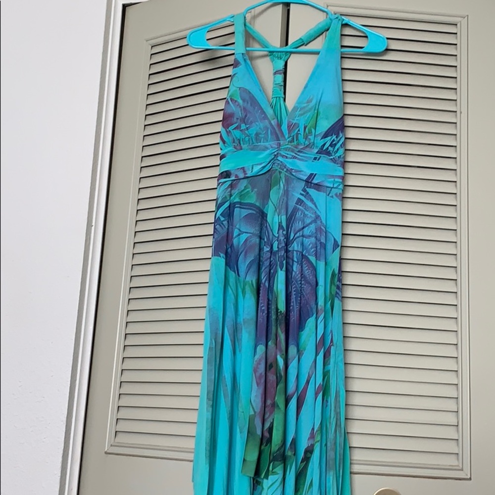 Beautiful Blue Hawaiian Dress